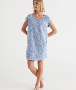 Australian Cotton Animal V Neck Nightie<Sussan Outlet