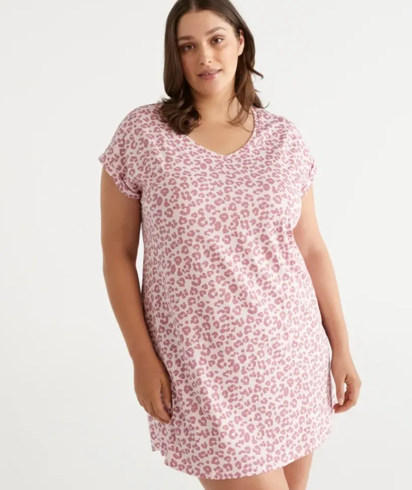 Australian Cotton Animal V Neck Nightie<Sussan Outlet