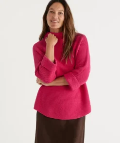 Australian Cotton Batwing Pullover<Sussan Clearance