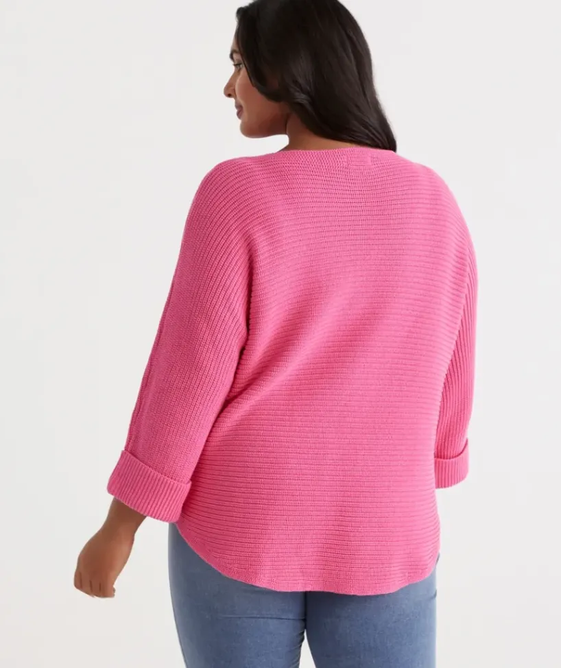 Australian Cotton Dolman Pullover<Sussan New