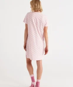 Australian Cotton Floral Henley Nightie<Sussan Best