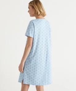 Australian Cotton Floral Henley Nightie<Sussan New
