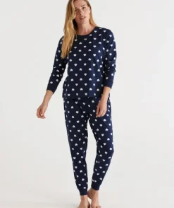 Australian Cotton Heart Pyjama Set<Sussan