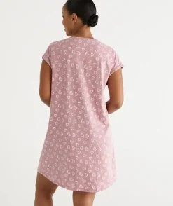 Australian Cotton Heart V Neck Nightie<Sussan Best