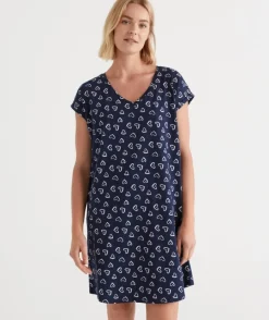 Australian Cotton Heart V Neck Nightie<Sussan Outlet