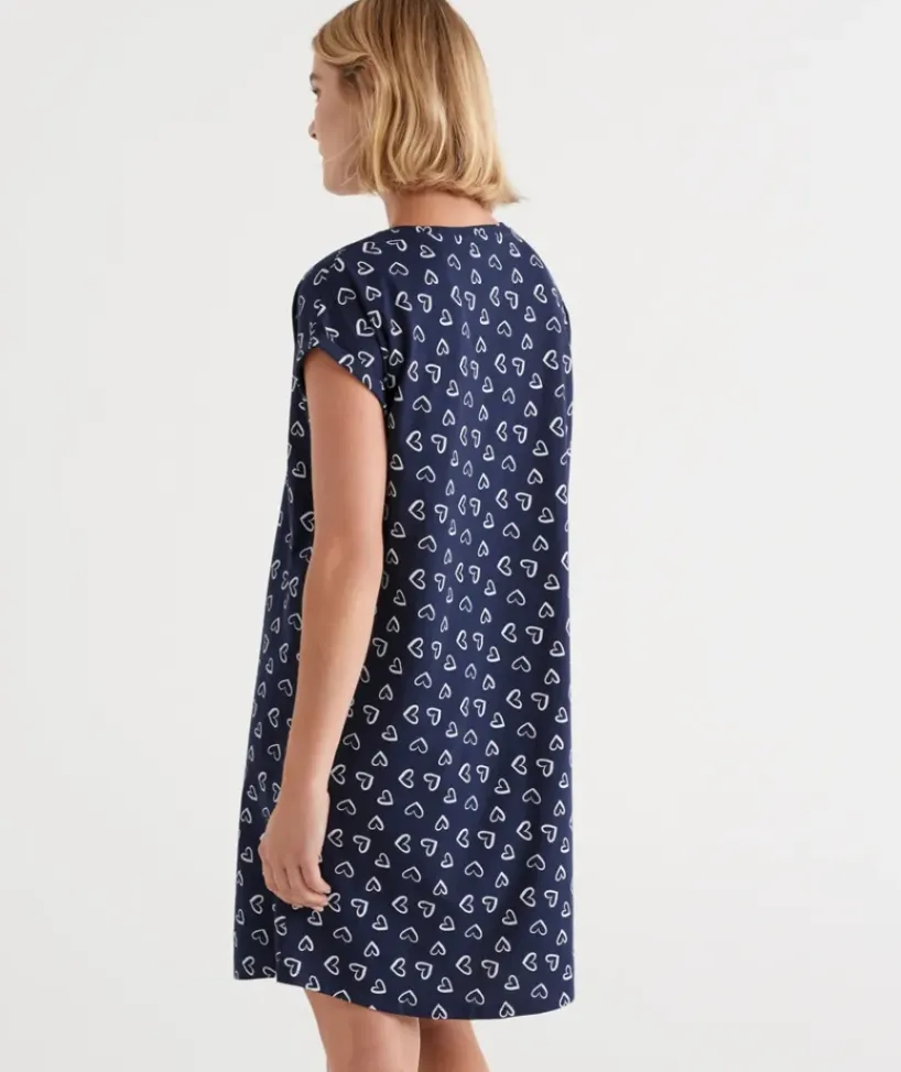 Australian Cotton Heart V Neck Nightie<Sussan Outlet