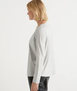 Australian Cotton Long Sleeve Tee<Sussan Hot