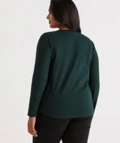 Australian Cotton Long Sleeve Tee<Sussan Clearance