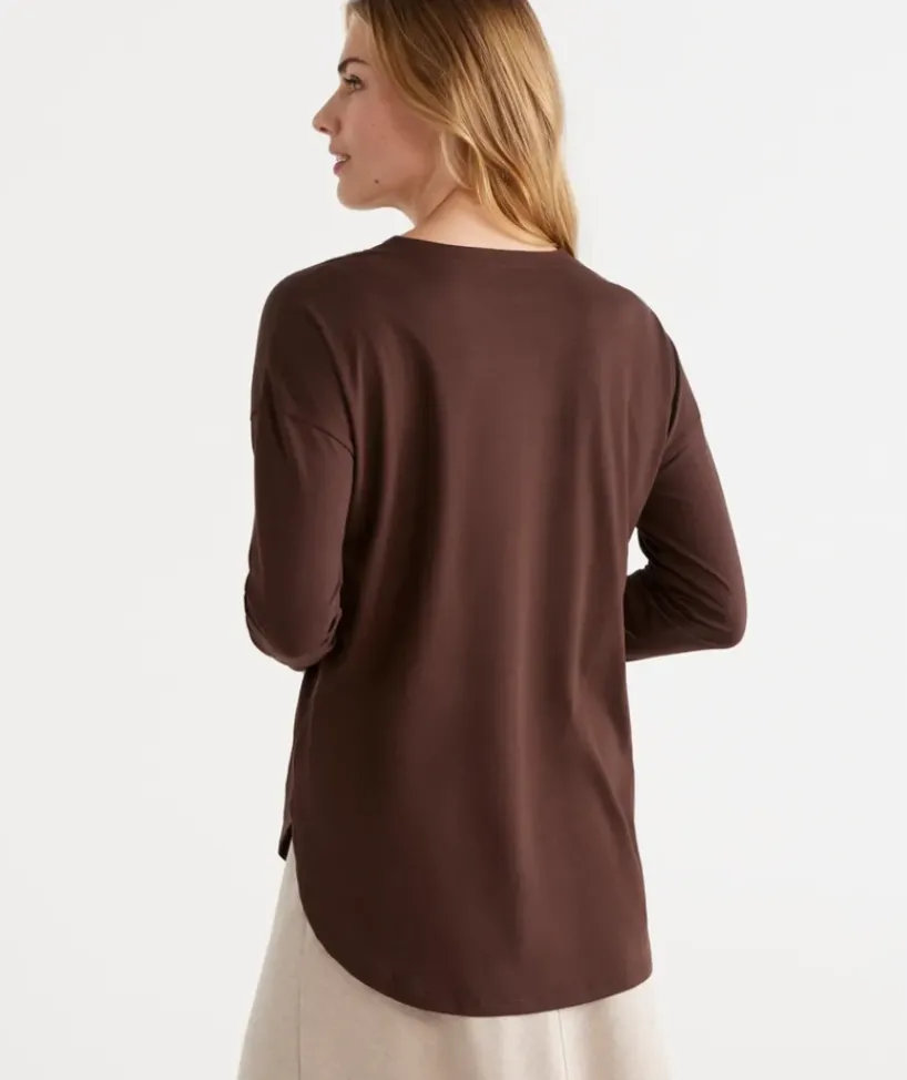 Australian Cotton Longline Tee<Sussan Discount