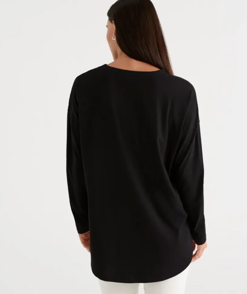 Australian Cotton Longline Tee<Sussan Sale