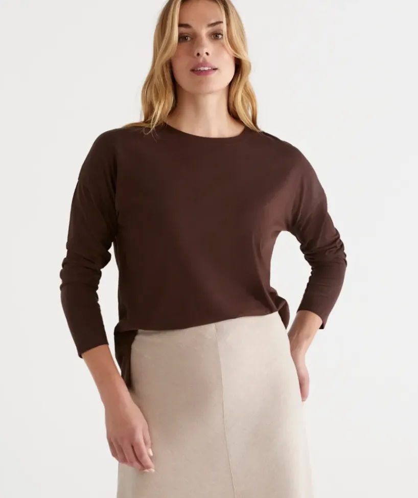 Australian Cotton Longline Tee<Sussan Sale
