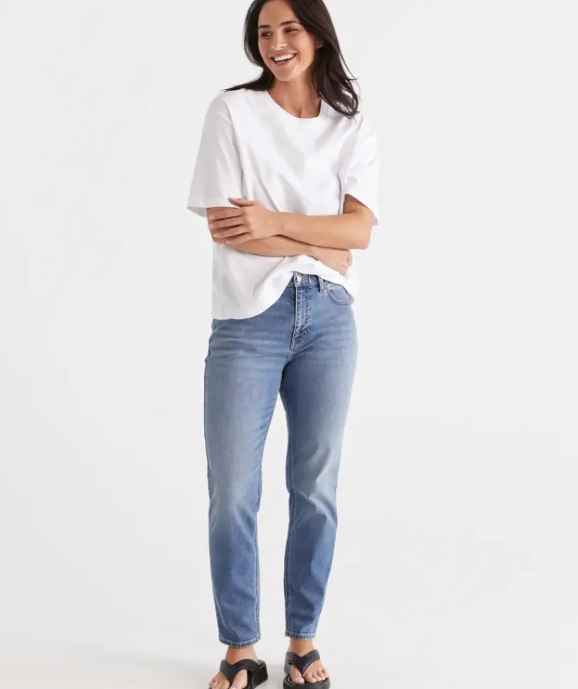 Australian Cotton Relaxed Jean<Sussan New