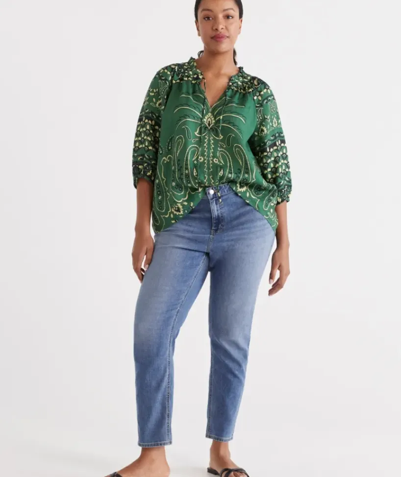 Australian Cotton Relaxed Jean<Sussan New
