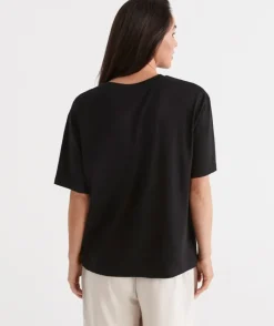 Australian Cotton Relaxed Tee<Sussan Online