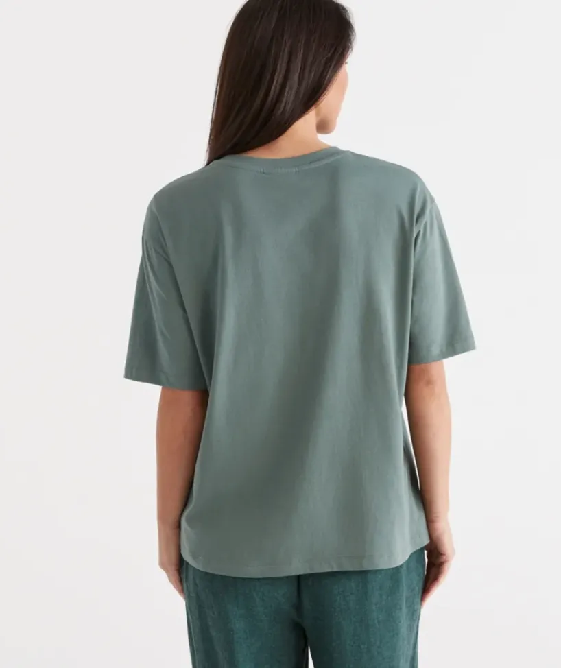 Australian Cotton Relaxed Tee<Sussan Online