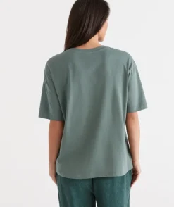 Australian Cotton Relaxed Tee<Sussan Sale