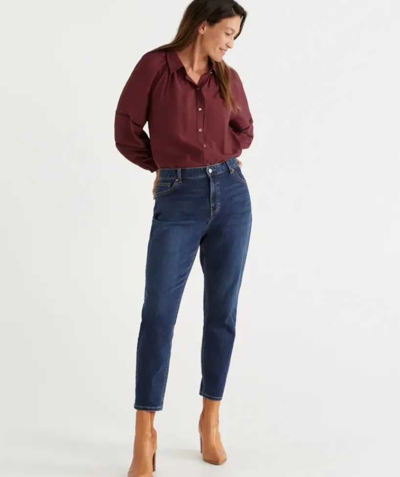 Australian Cotton Relaxed Jean<Sussan