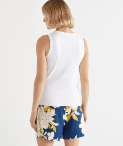 Australian Cotton Rib Racer Tank<Sussan Discount