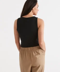 Australian Cotton Scoop Rib Tank<Sussan Sale