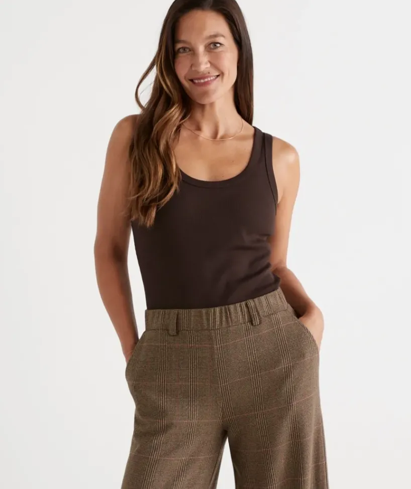 Australian Cotton Scoop Rib Tank<Sussan Sale