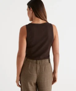 Australian Cotton Scoop Rib Tank<Sussan Sale