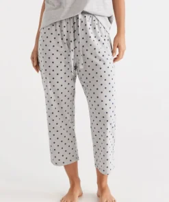 Australian Cotton Spot ¾ Pyjama Pant<Sussan Clearance