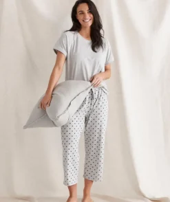 Australian Cotton Spot ¾ Pyjama Pant<Sussan Clearance