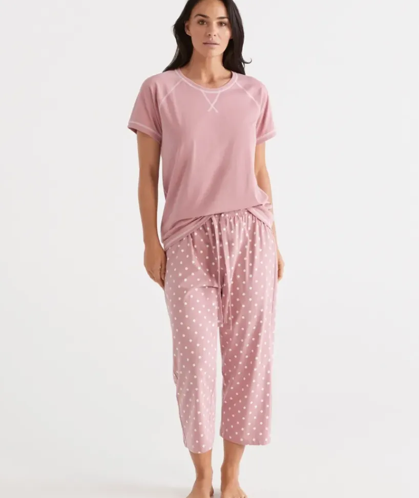 Australian Cotton Spot ¾ Pyjama Pant<Sussan Clearance