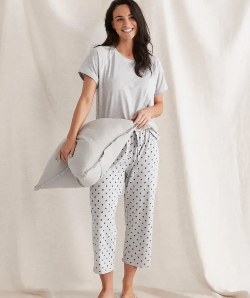 Australian Cotton Spot ¾ Pyjama Pant<Sussan Best