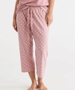 Australian Cotton Spot ¾ Pyjama Pant<Sussan Best