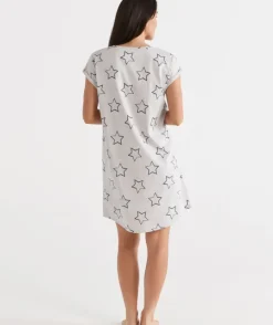 Australian Cotton Star V-Neck Nightie<Sussan Best