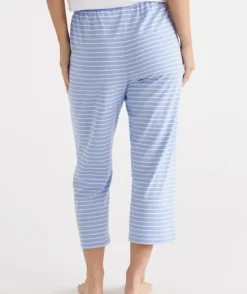 Australian Cotton Stripe ¾ Pyjama Pant<Sussan