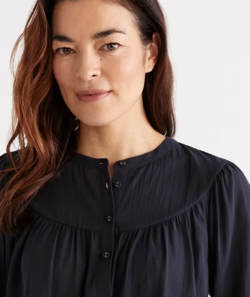 Australian Cotton Yoke Blouse<Sussan Best
