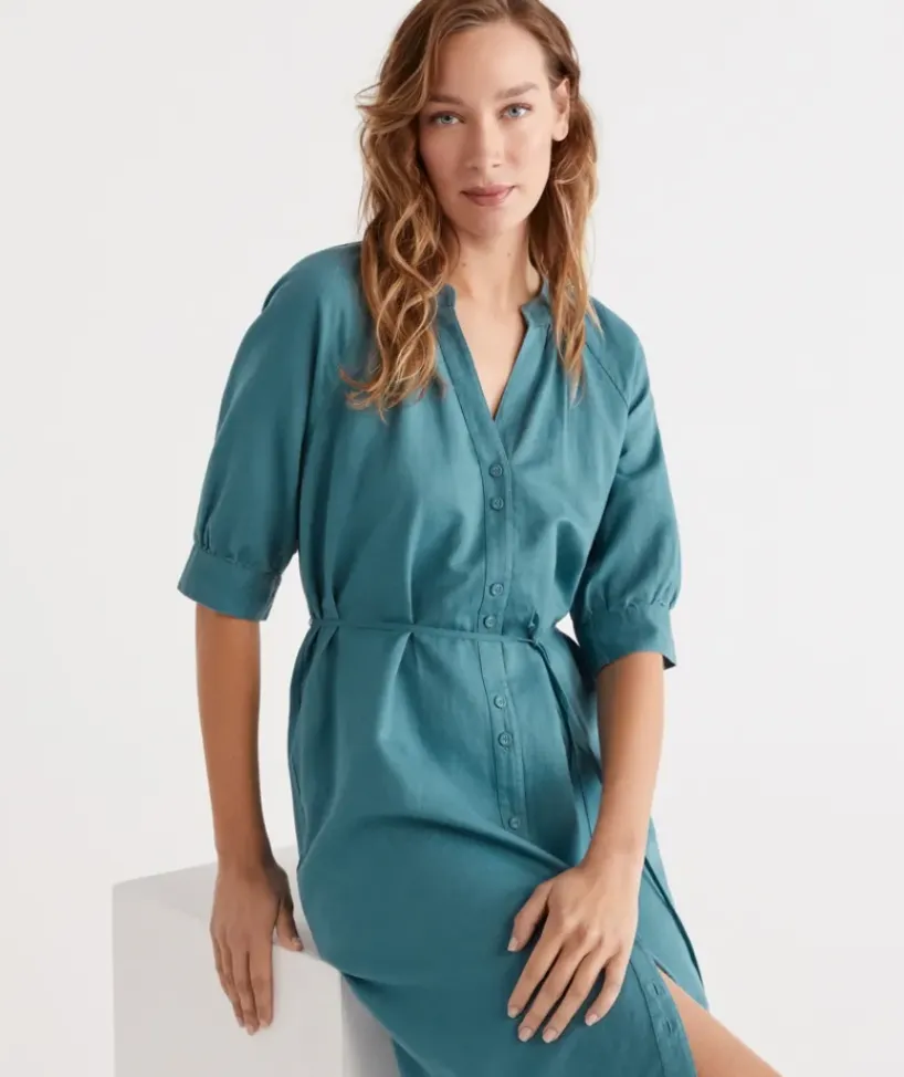 Belted Midi Dress<Sussan Clearance