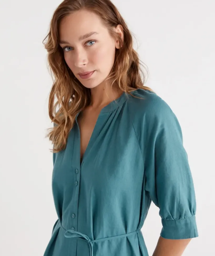 Belted Midi Dress<Sussan Clearance