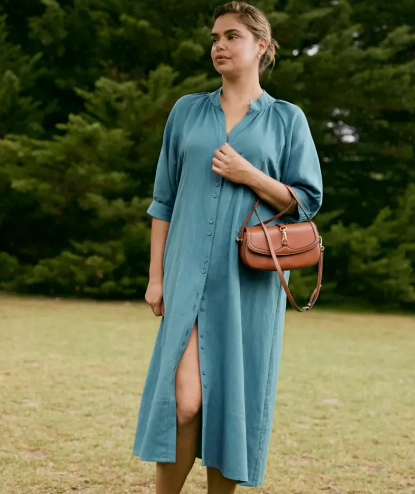 Belted Midi Dress<Sussan