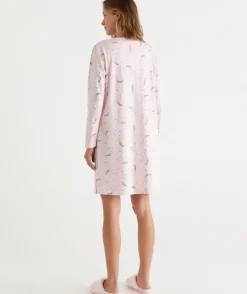Celestial Print Australian Cotton Henley Nightie<Sussan Outlet