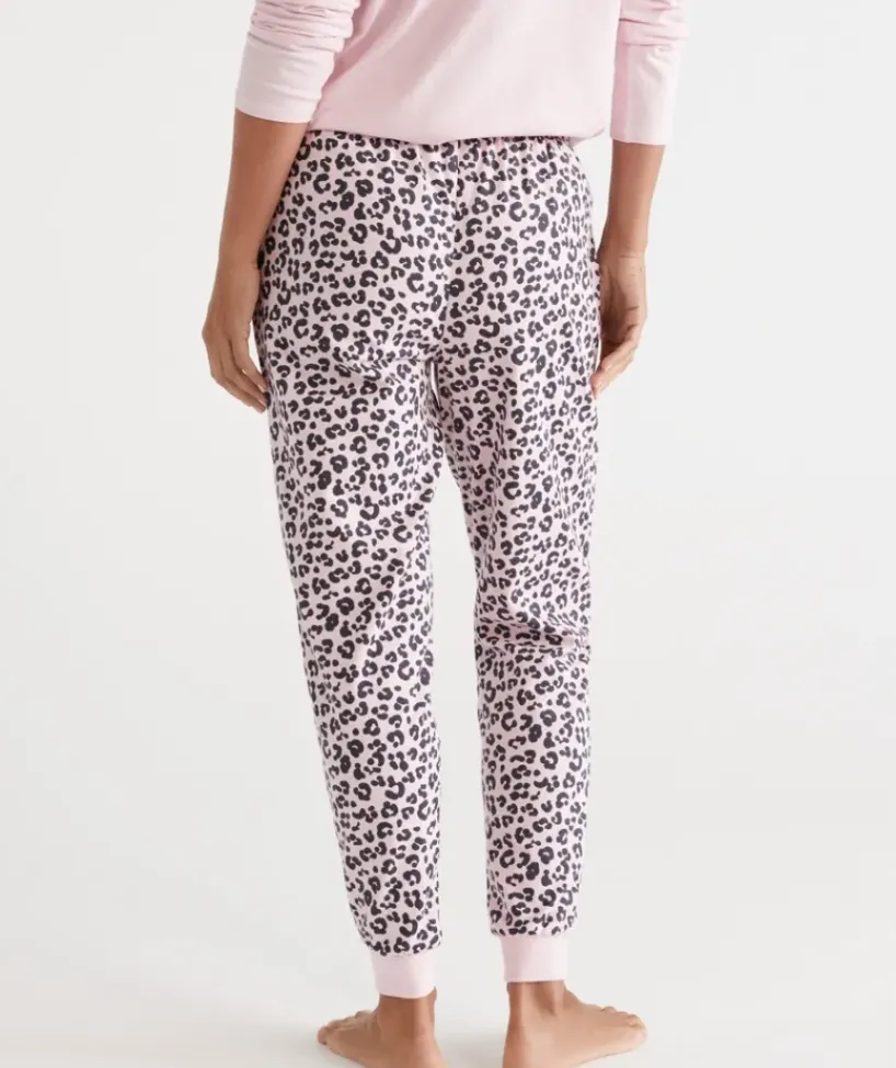 Cotton Animal Print Flannelette Pant<Sussan
