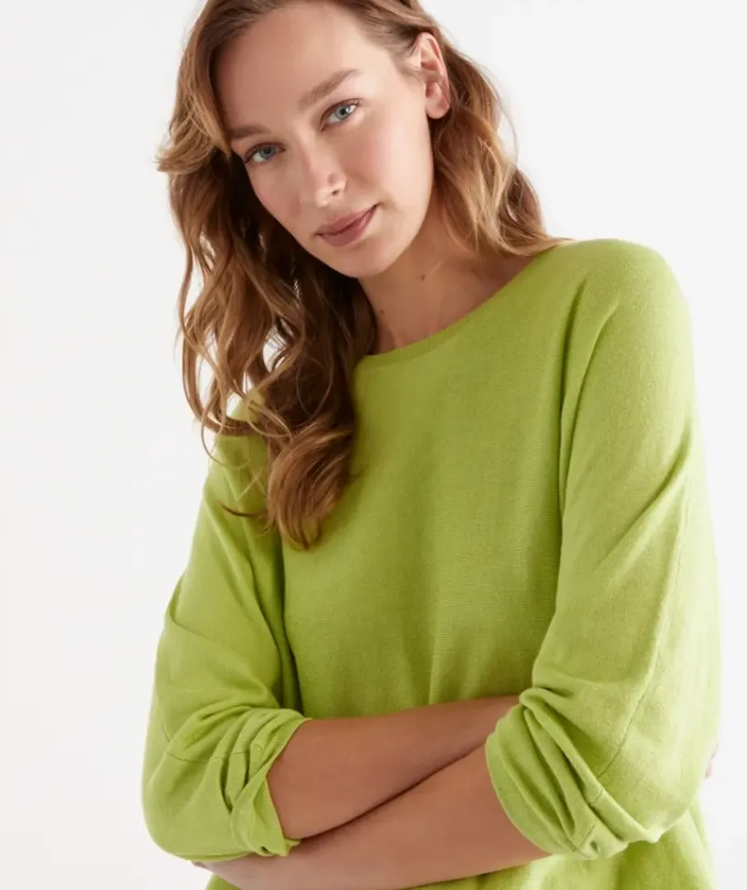 Cotton Curved Hem Pull Over<Sussan Outlet