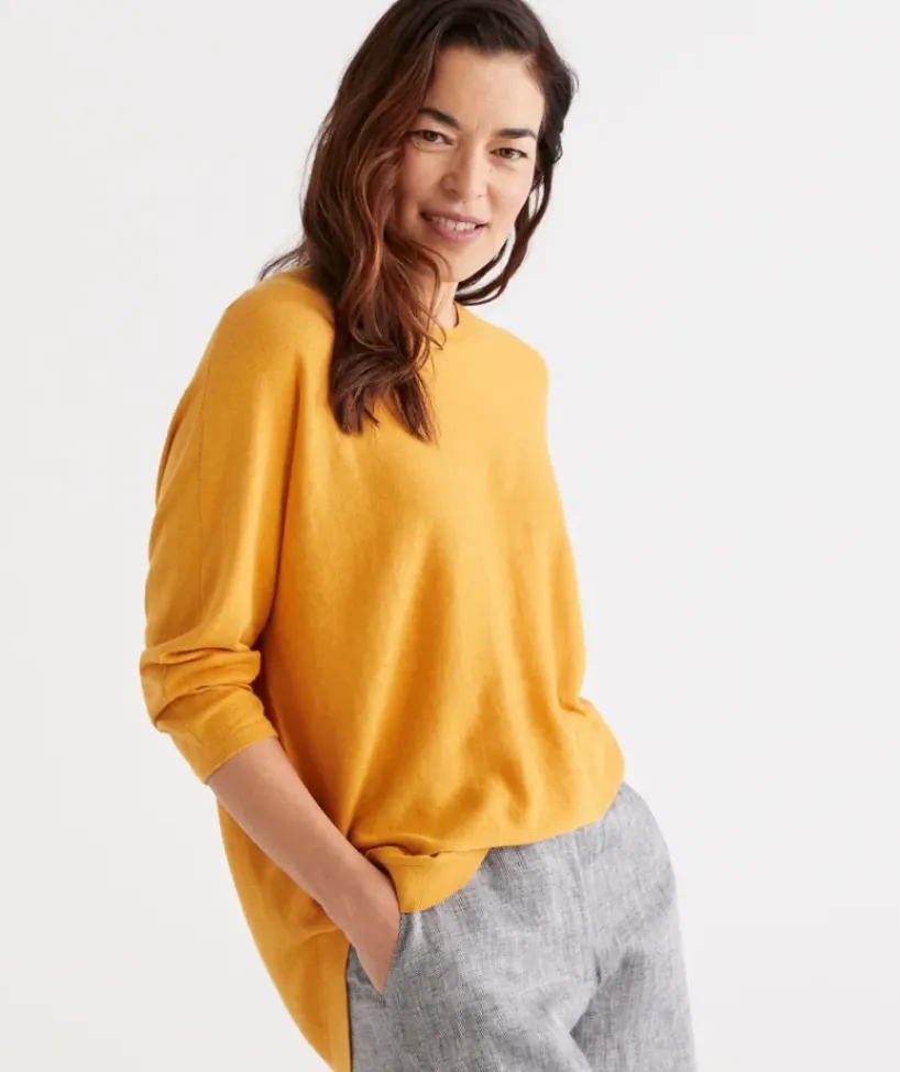 Cotton Curved Hem Pull Over<Sussan Sale