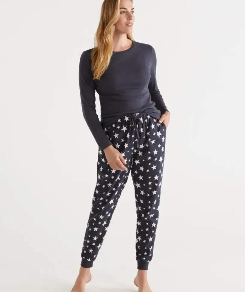 Cotton Star Print Flannelette Pant<Sussan Outlet