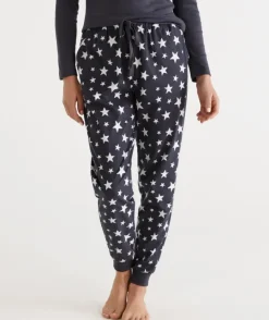 Cotton Star Print Flannelette Pant<Sussan Best