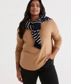 Crew Drop Shoulder Top<Sussan
