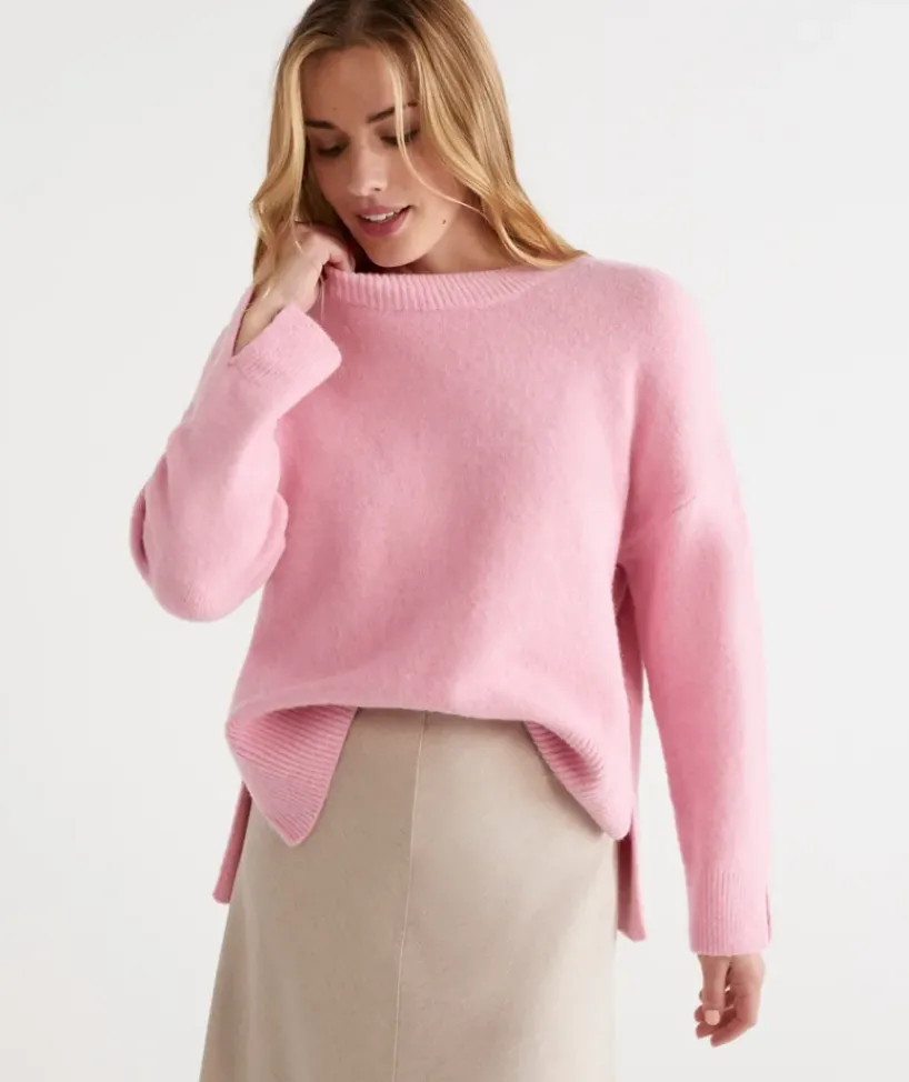 Crew Neck Lofty Pull Over<Sussan