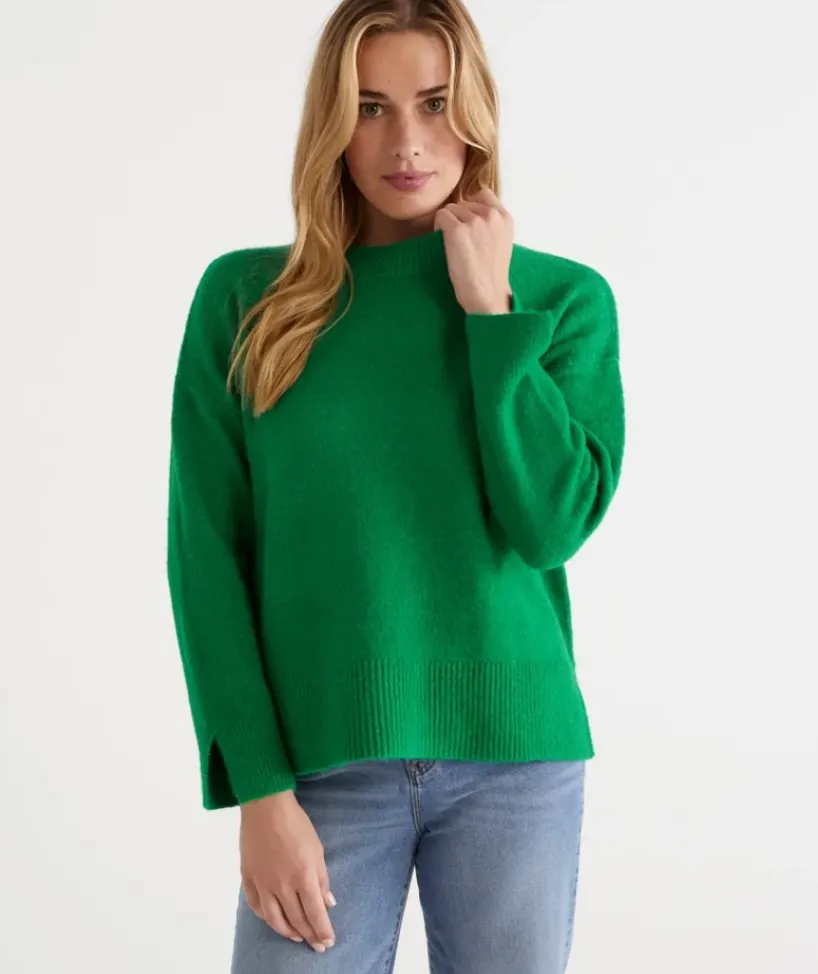 Crew Neck Lofty Pull Over<Sussan Discount