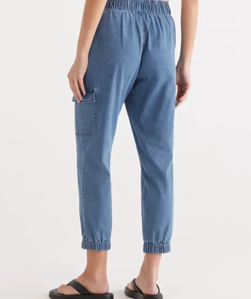 Denim Carpenter Pocket Jogger<Sussan Online