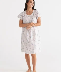 Ditsy Gingham Nightie<Sussan Discount