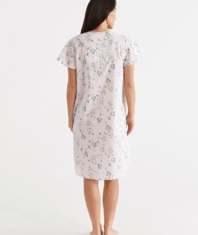 Ditsy Gingham Nightie<Sussan Discount