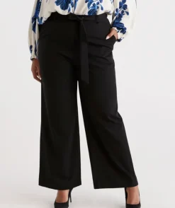 Eco Vero Belted Ponte Pant<Sussan