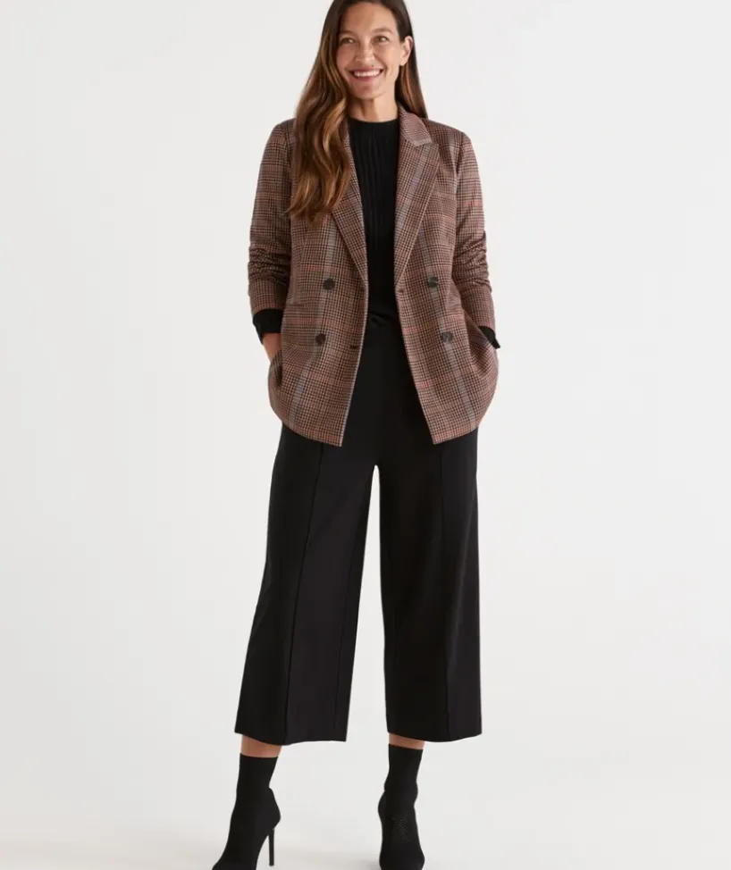 Eco Vero Pin Stitch Ponte Culotte<Sussan